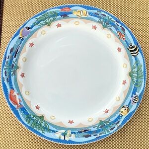 Vintage Discontinued Sakura CORAL REEF Dinner Plate